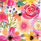 Boston International - 3-Ply 5" Cocktail Napkins - Floral Frenzy
