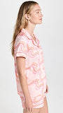 BedHead - Short Sleeve Shorty PJ Set -  In the Groove - XLarge