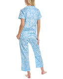 BedHead Pajamas Short Sleeve Cropped PJ Set Belle Eiffel XL (US 16)