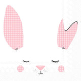 Boston International - 3-Ply 5" Cocktail Napkins - Sweet Bunny