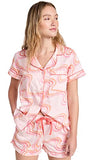 BedHead - Short Sleeve Shorty PJ Set -  In the Groove - XLarge