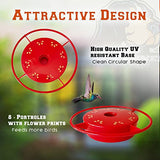 Hummer's Galore - 32 oz. Glass Hummingbird Feeder w/ UV Resistant Plastic Wrap - Tennessee Volunteers