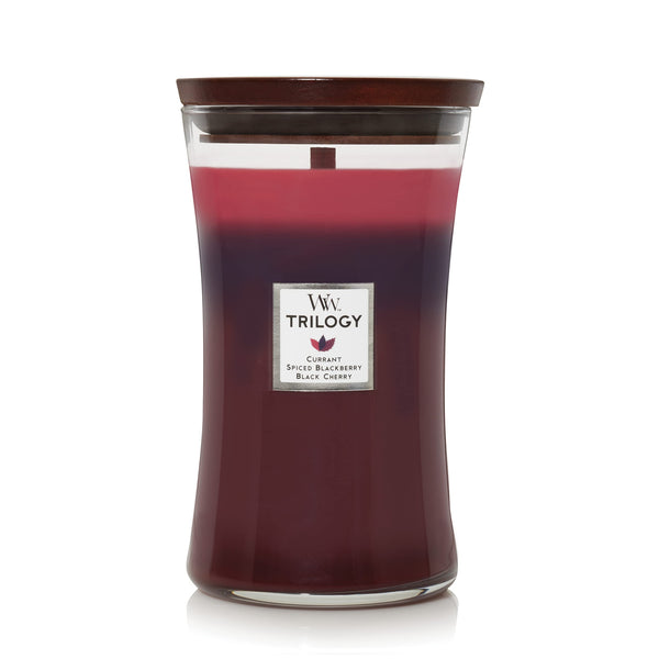WoodWick - Trilogy Large 21.5 Oz Candle - Sun Ripened Berries