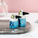 Hannah Turner - Salt & Pepper Shaker Set - Blue Bird