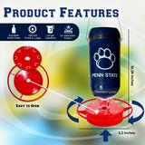 Hummer's Galore - 32 oz. Glass Hummingbird Feeder w/ UV Resistant Plastic Wrap - Penn State