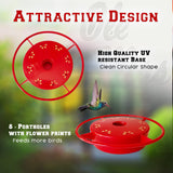 Hummer's Galore - 32 oz. Glass Hummingbird Feeder w/ UV Resistant Plastic Wrap - Ole Miss