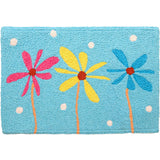 Jellybean - 20x30 Indoor/Outdoor Accent Rug - Pretty Posies on Sky Blue