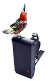 Mullanium - Steampunk Inspired Sculpture - Multi-Colored Bird on Camera