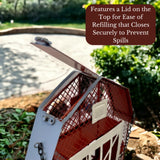 GC - Gift Essentials - Mesh Seed & Suet Bird Feeder - Barn