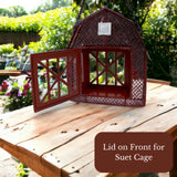 GC - Gift Essentials - Mesh Seed & Suet Bird Feeder - Barn