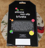 Andrea's Silicone - 8" Non-Slip Trivet - Glitter Cardinals