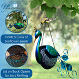 GC - Gift Essentials - Mesh Bird Feeder - Beautiful Peacock