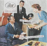 Boston International - 3-Ply 5" Cocktail Napkins - Edibles