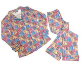 BedHead - Long Sleeve Pajama Set - Wonders of the World - Large