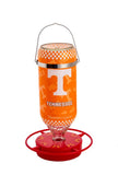 Hummer's Galore - 32 oz. Glass Hummingbird Feeder w/ UV Resistant Plastic Wrap - Tennessee Volunteers