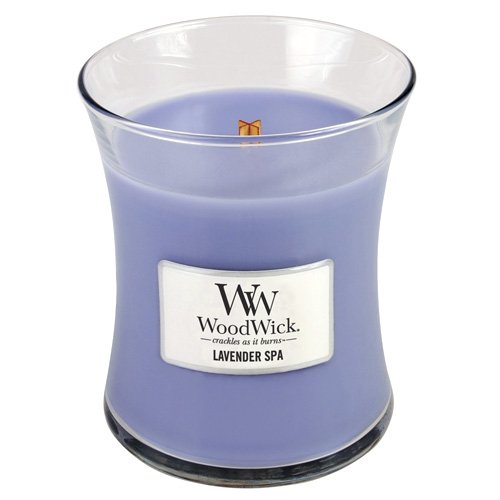 WoodWick - Medium Crackling 9 Oz. Candle - Lavender Spa