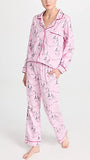 BedHead Pajamas - Long Sleeve Classic PJ Set - Christmas in Paris - XL (US 16)