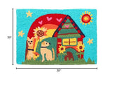 Jellybean - 20x30 Indoor/Outdoor Accent Rug - Peace, Love, Dog