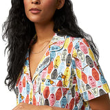 BedHead - Classic Stretch Jersey Capri PJ Set - Keys Please - X-Small