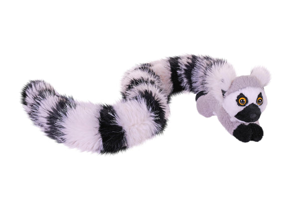Wild Republic Tailkins Ring Tailed Lemur, Stuffed Animal, 40 Inches, Plush Toy, Fill is Spun Recycled Water Bottles