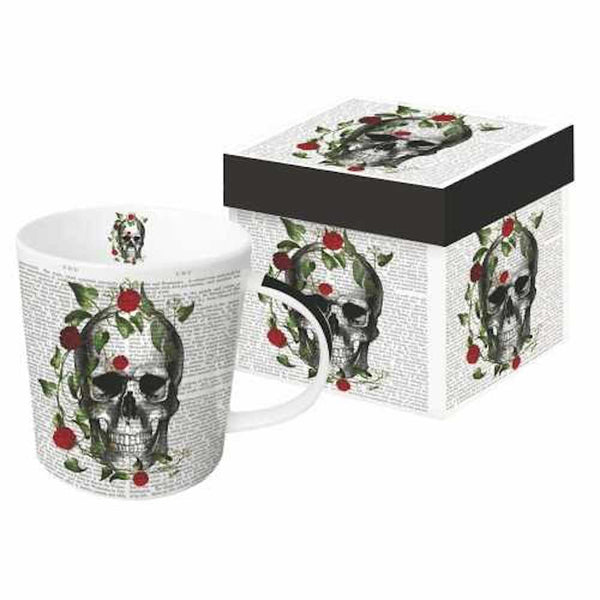 Paperproducts Design - 13.5 oz. Mug - Skull & Roses