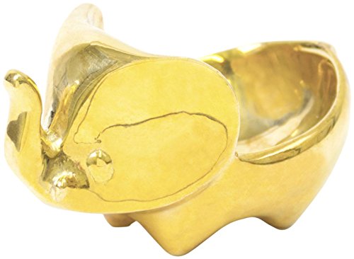 Jonathan Adler - Polished Brass Trinket Bowl - Elephant