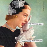 Boston International - 3-Ply 5" Cocktail Napkins - Mascara