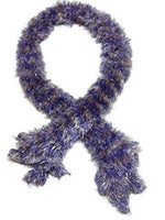 Magic Scarf - Super Soft Scarf - Multi-Colored Lilac & Gold