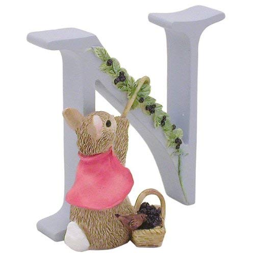 Enesco - Beatrix Potter Alphabet Letter - "N" Cotton-tail