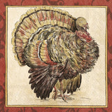 Boston International - 3-Ply 6.5" Lunch Napkins 20 Count - Painterly Turkey