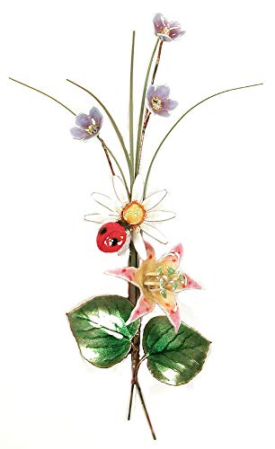 Bovano - Wall Sculpture - Ladybug on Daisy