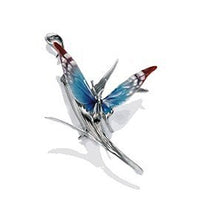 Franz Porcelain - Rhodium Pin - Butterfly