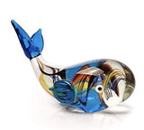Dynasty Gallery - Glass Figurine - Rainbow Whale