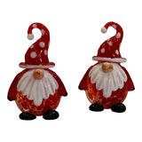 Gift Essential - Blown Glass Salt & Pepper Set - Gnome Santa