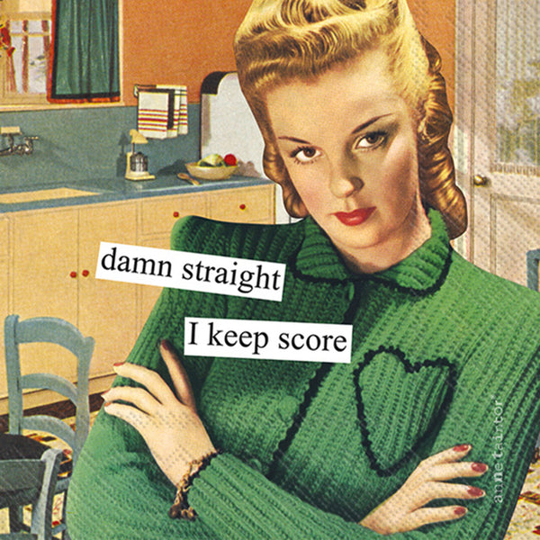 Boston International - 3-Ply 5" Cocktail Napkins - Damn Straight