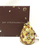 Jay Strongwater - Porcelain Box - Honey Beehive