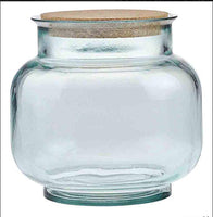 Couronne - 98 oz - Hurricane Glass Container w/ Cork