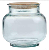 Couronne - 98 oz - Hurricane Glass Container w/ Cork