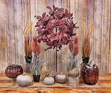 Boston International - Small Glass Pumpkin - Twilight Grey