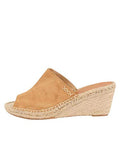 Patricia Green - Peep-Toe Espadrille - Shen - Dark Camel - Size 10