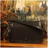 Concealed Carrie - Classic Microfiber Firearm Clutch - Black