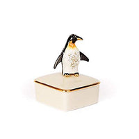 Jay Strongwater - Porcelain Box - Octavio Penguin