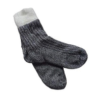 MinxNY - Double Layer Corduroy Socks - Shea Butter Infused - Grey