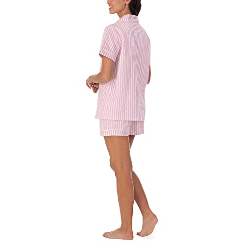 BedHead - Short Sleeve Shorty PJ Set - Pink 3D - Small