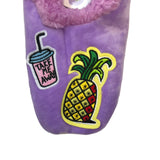 Snoozies - Groovy Patches Foot Coverings - Lavender - Small