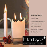 Flatyz - Twin Wick Flat Candle - Christmas Sandman on Beach