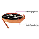 Mighty Purse - Clutch Purse w/Phone Charger -  Reptile Green