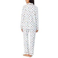 BedHead - Stretch Long Sleeve Pajama Set - Polka Dogs - X Small