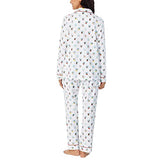 BedHead - Stretch Long Sleeve Pajama Set - Polka Dogs - X Small