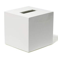 Jonathan Adler - Tissue Box Holder - White Lacquer